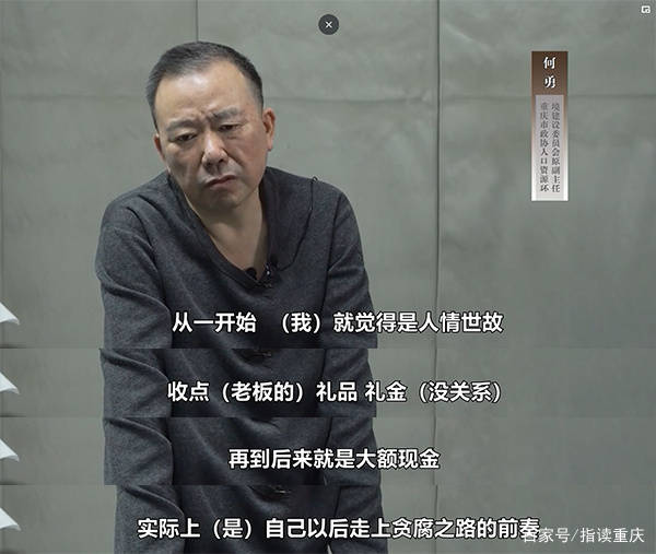 重庆落马厅官何勇:受贿叫掐蒜苗,赌博叫学习文件_办事_沙坪坝_红包