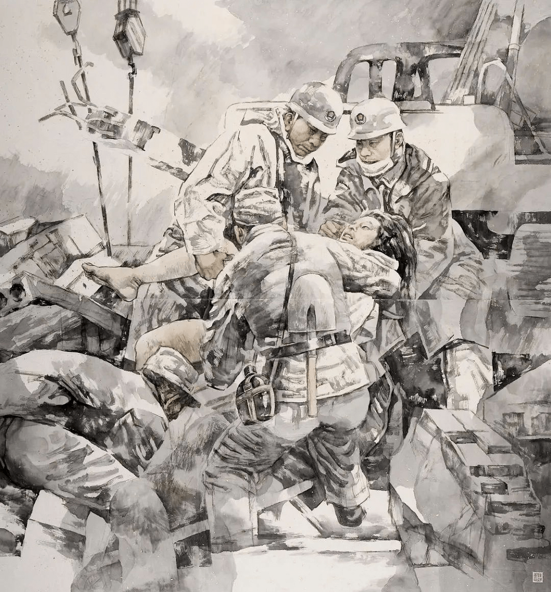 雪泥鸿爪一一王野翔人物画作品展在淮安市美术馆展出