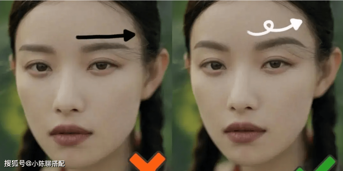 韩剧也不流行一字眉了韩国女星都在画中式眉太适合亚洲人