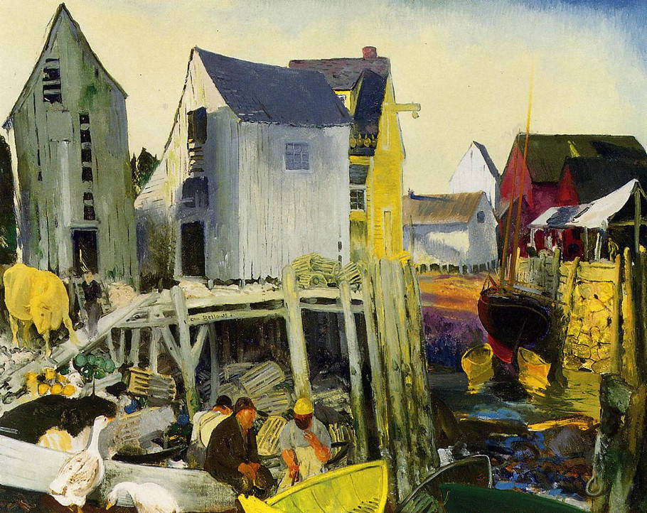 美国画家George Wesley Bellows 油画作品欣赏