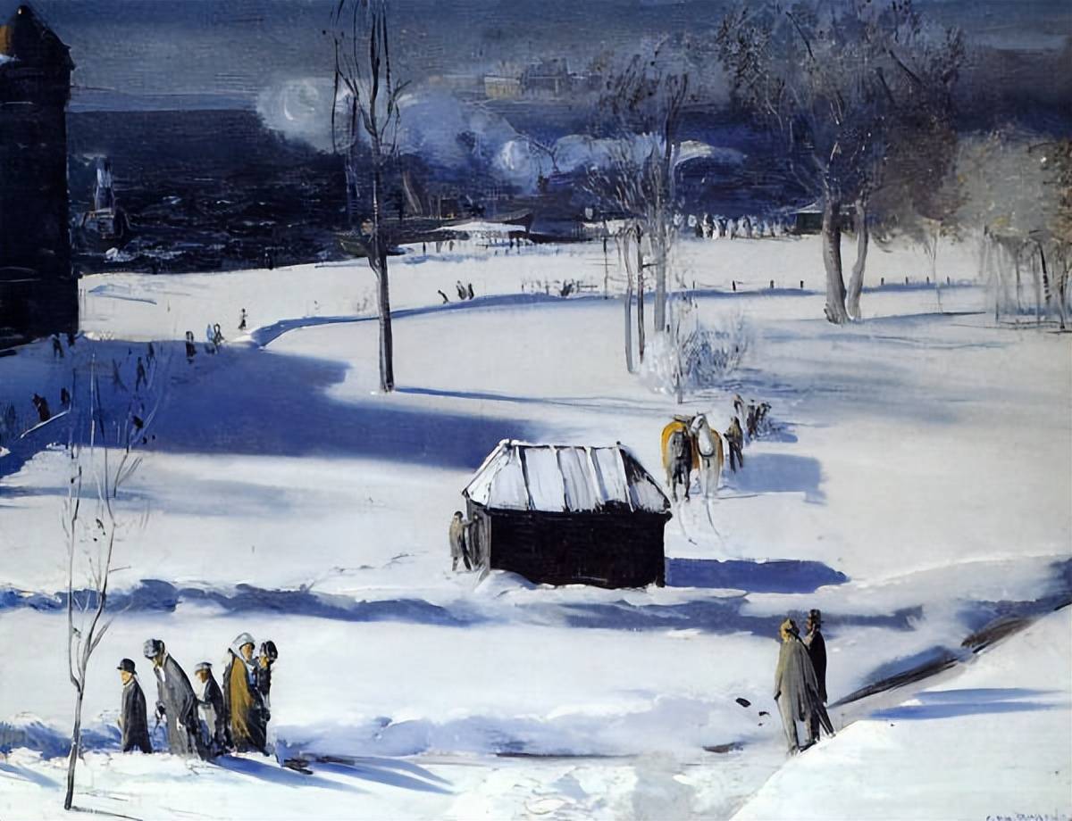 美国画家George Wesley Bellows 油画作品欣赏