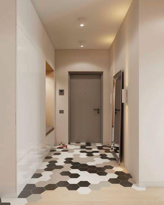 北欧风装修地面铺六角砖颜值这么高看了想拆了重铺