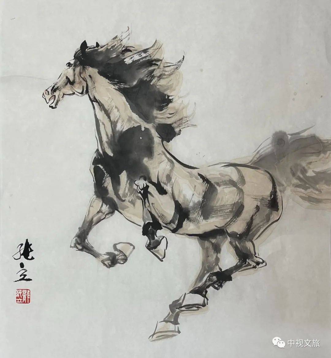 龙纯立神游于艺道心求得