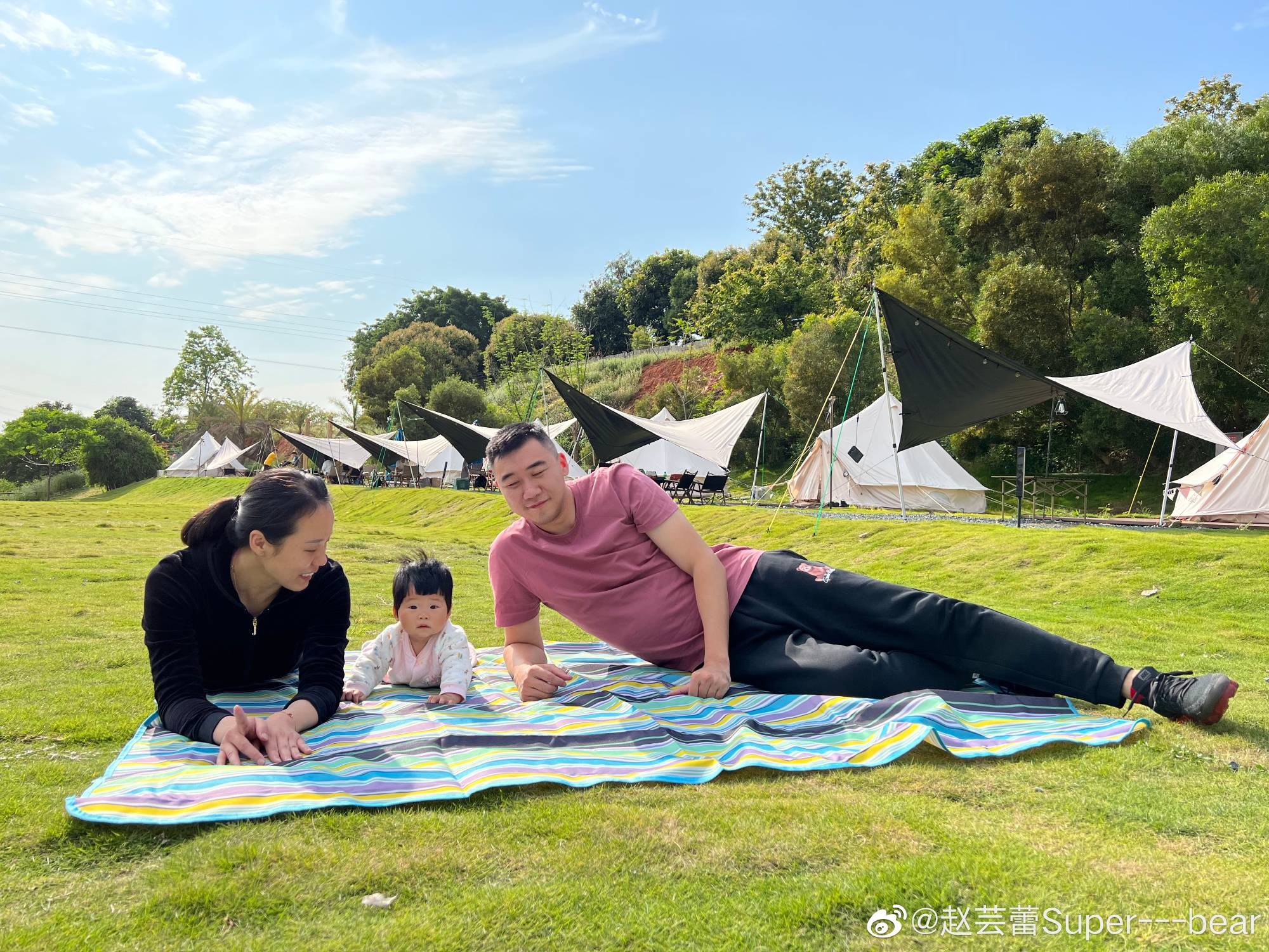 原创国羽奥运冠军全家出游吐槽老公虚有其表世界冠军感慨带娃不易