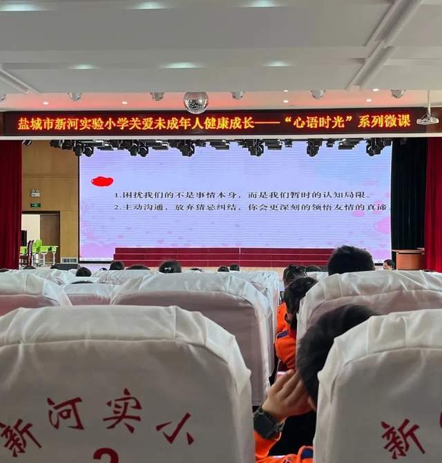 盐城市新河实验小学组织观看中小学生积极心理品质系列微课_未成年人