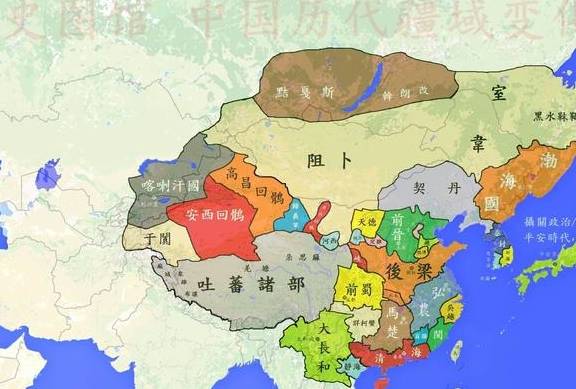图说五代十国:用地图讲述历史,让乱世不再一团乱麻_公元_节度使_定都