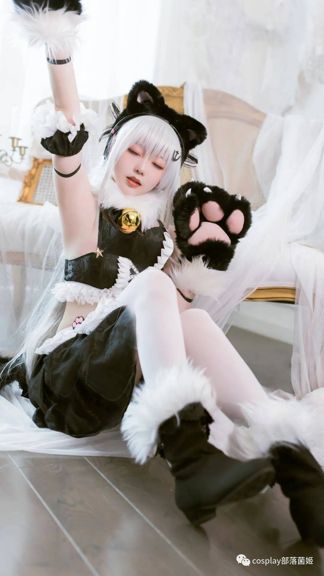 cos碧蓝航线女仆哈曼cos正片嶋葵