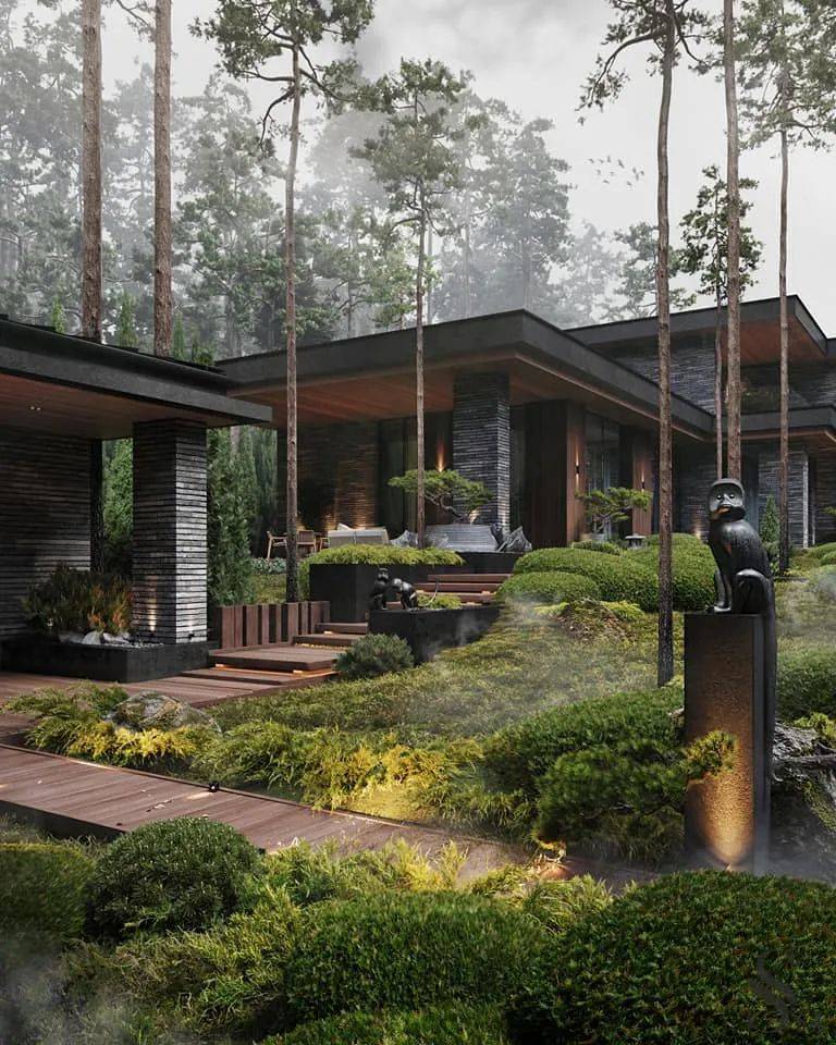 900㎡林中别墅山野中的桃源仙境