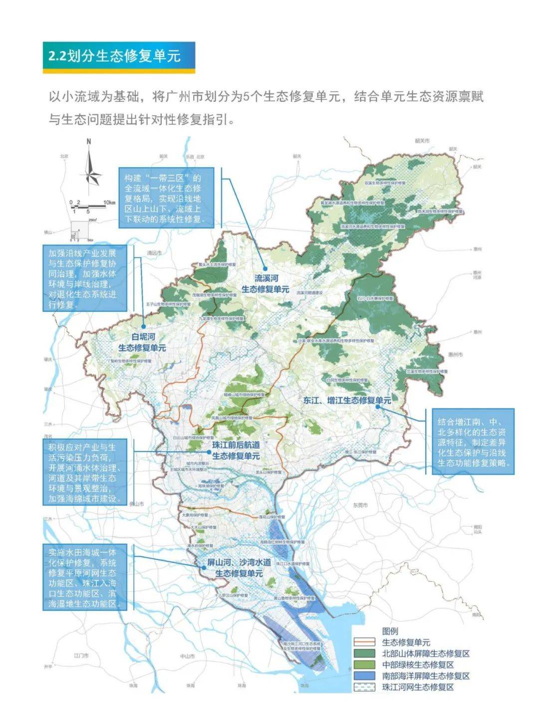 廣州市國土空間生態修復規劃20212035年草案附文件下載