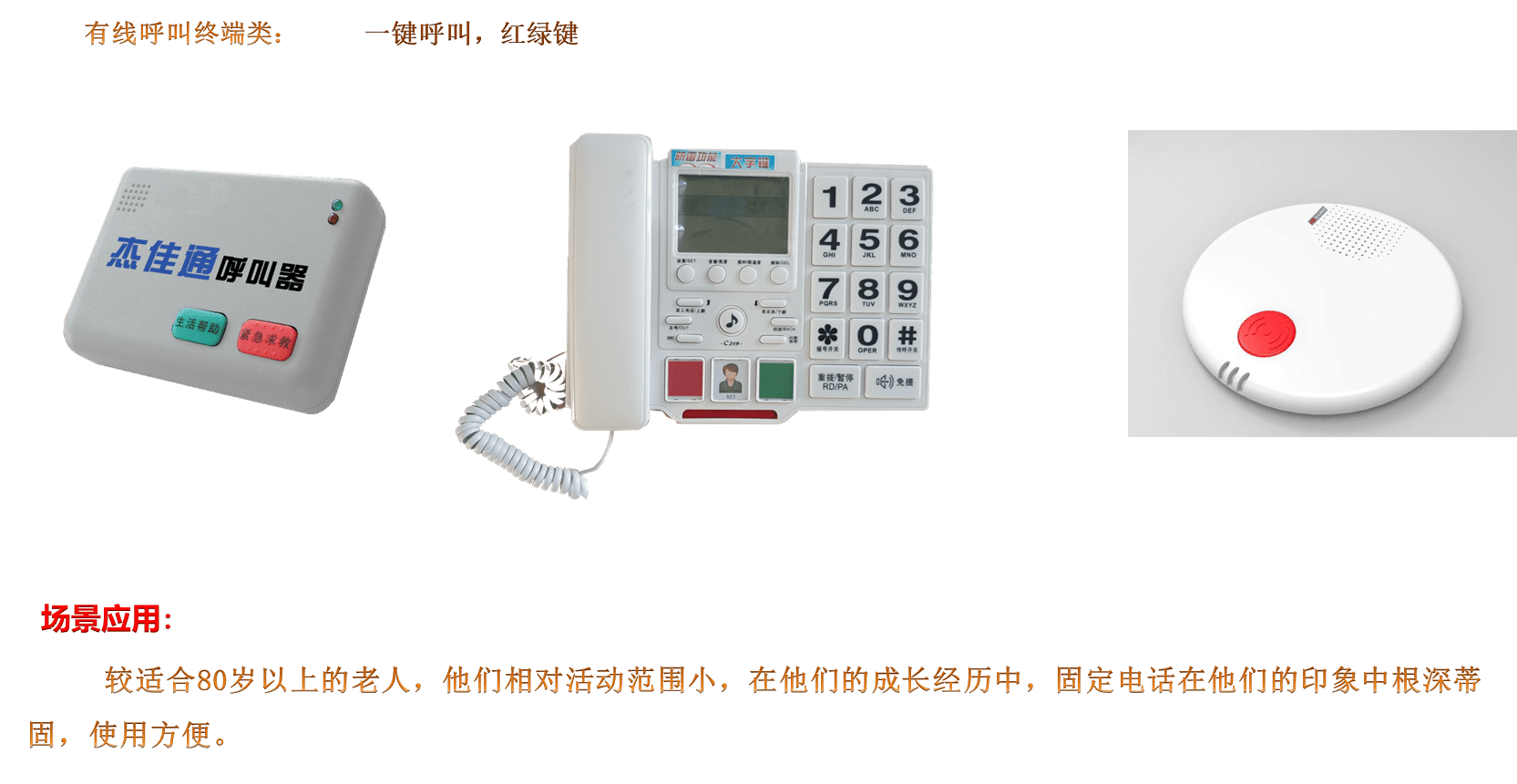 居家养老智能产品