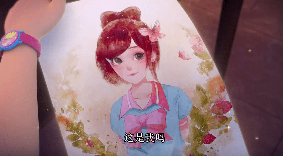 画成画的人,冰公主水王子很神似,莫纱是隐藏的漫画家