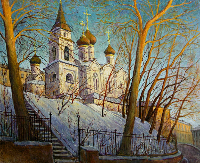 俄罗斯画家" 弗拉基米尔"油画风景作品选集_多多_艺术_美文