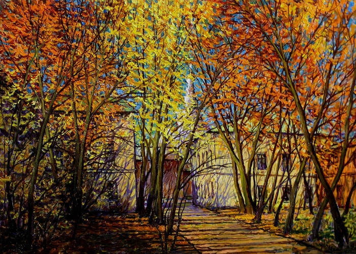 俄罗斯画家" 弗拉基米尔"油画风景作品选集_多多_艺术_美文