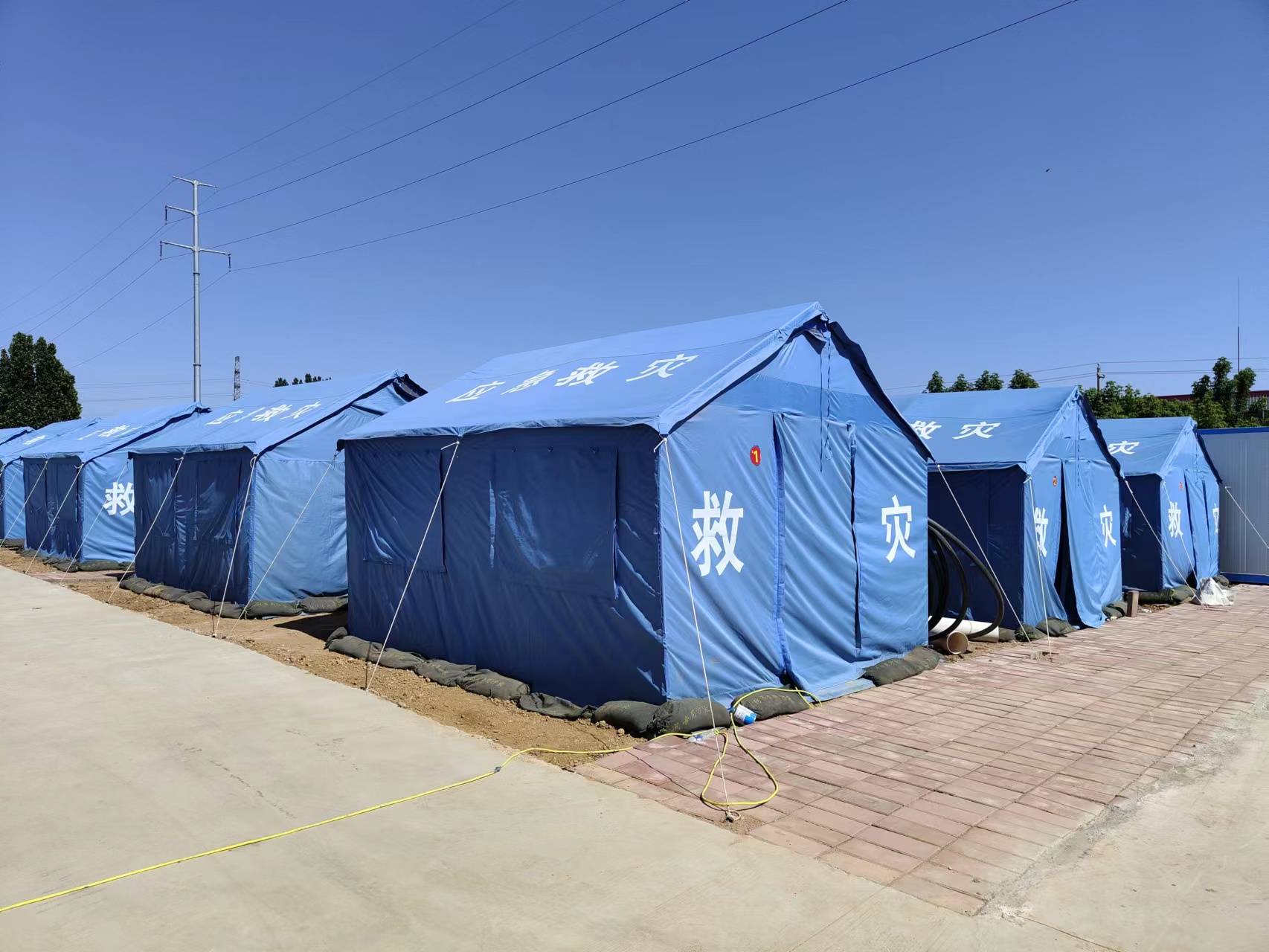 汤阴县:"帐篷"集中隔离医学观察点完工