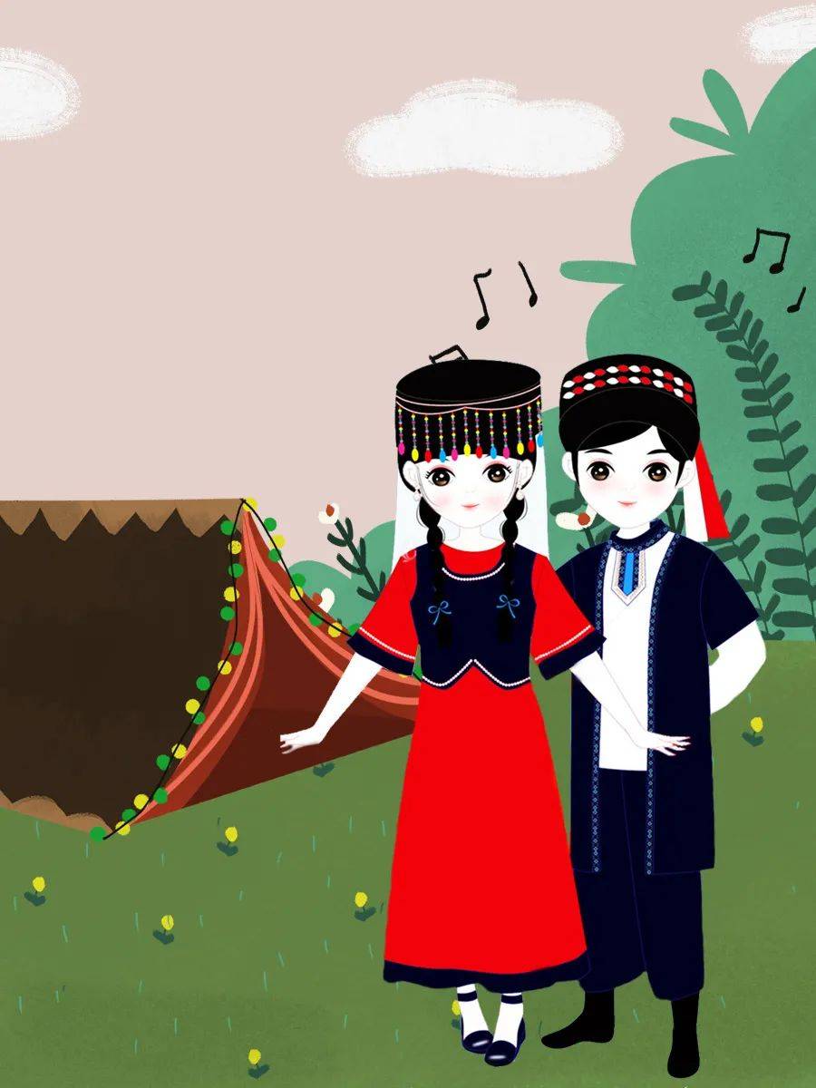 塔吉克族 卡通图片图片