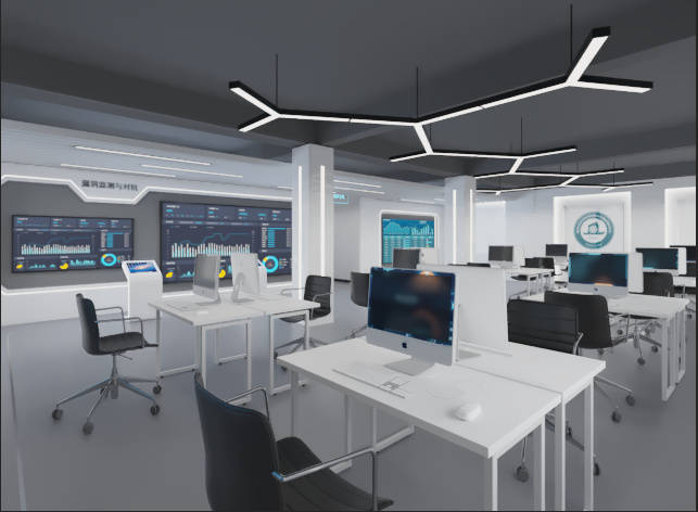 实验室图为暨南大学自主研发的蜜罐网络安全虚拟仿真教学实验平台6