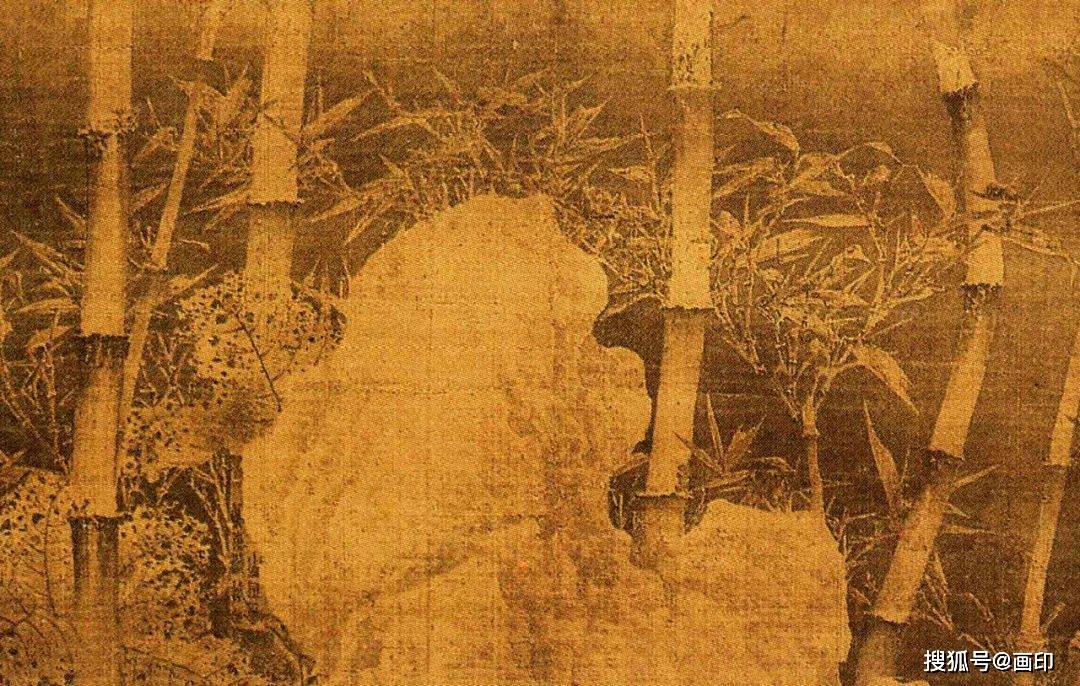 五代· 徐熙《雪竹图》_搜狐网