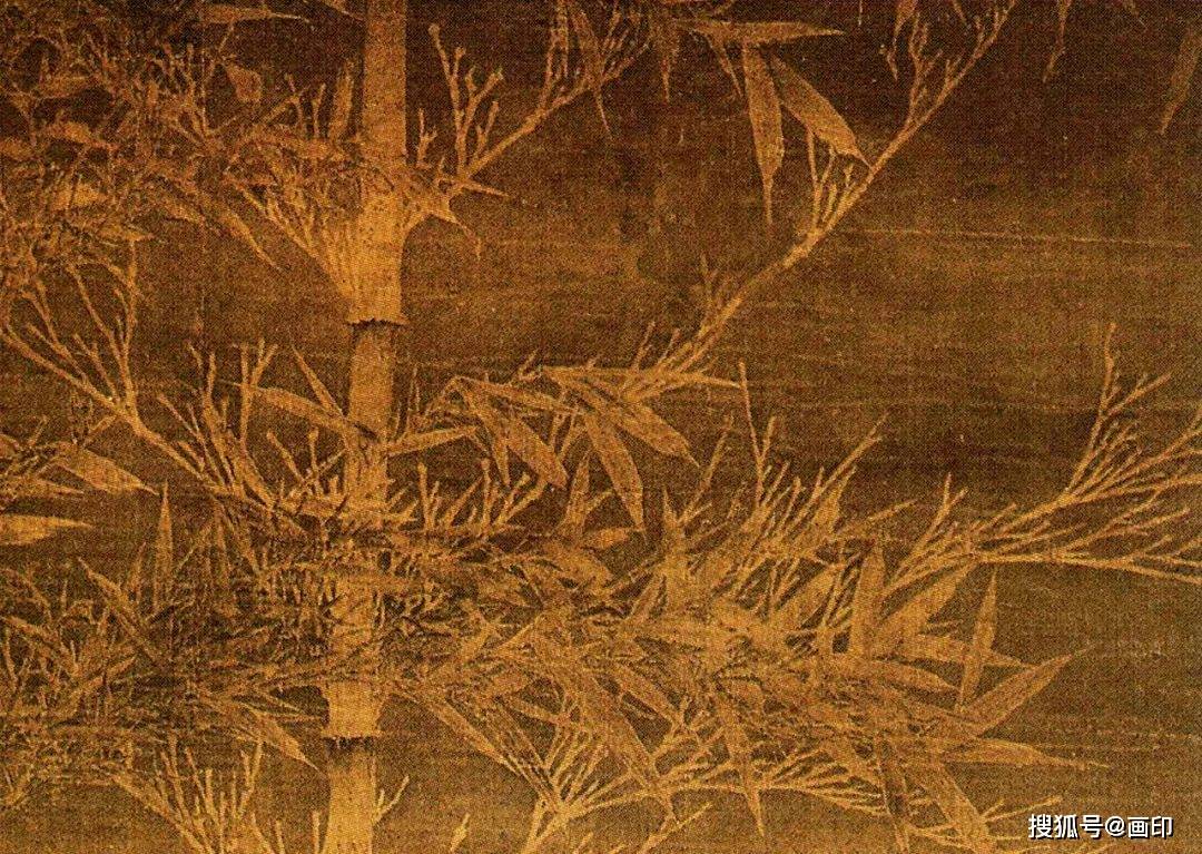 五代· 徐熙《雪竹图》_搜狐网