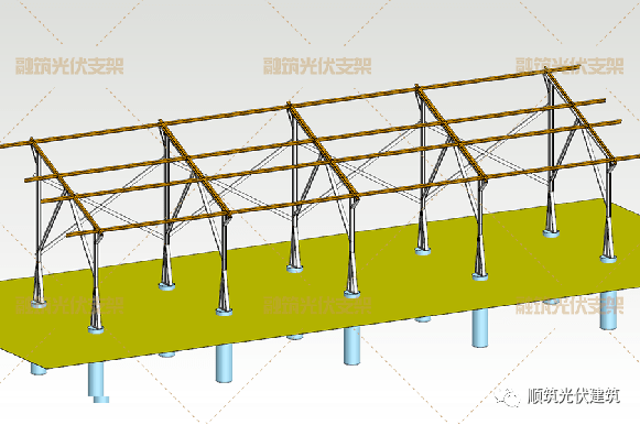 順築新型光伏支架解決方案