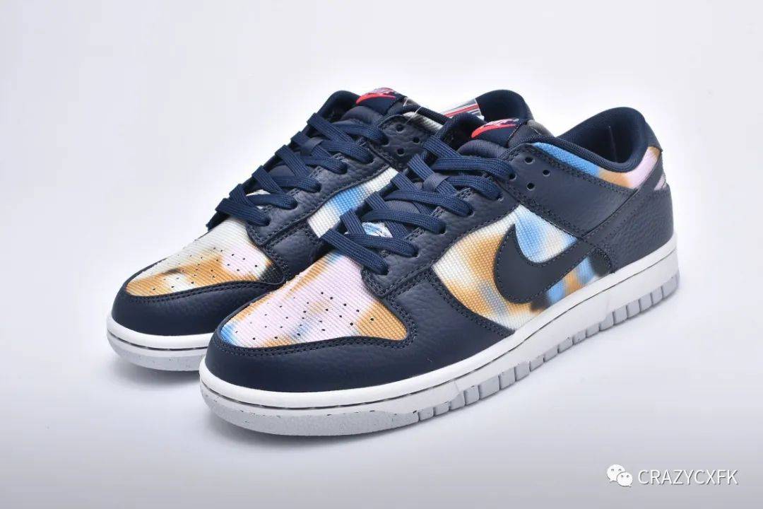 耐克涂鸦nikesbdunklowgraffiti海军蓝涂装风低帮运动鞋