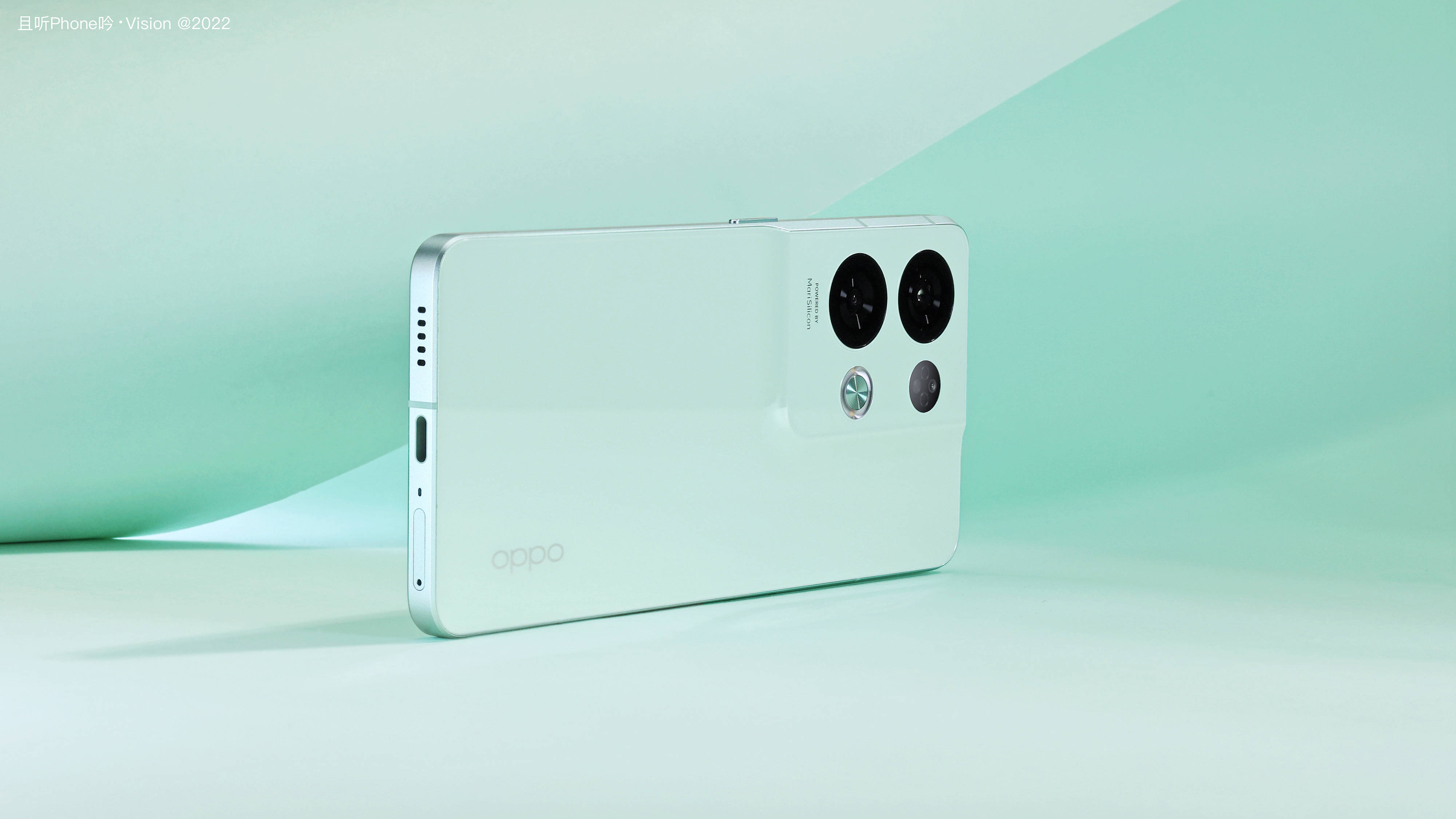 原创opporeno8pro上手图赏逍遥青等烟雨而我在等你