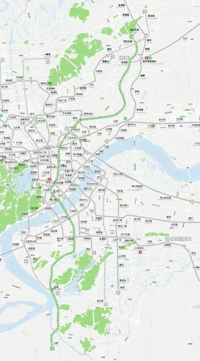 杭州地铁四期建设规划至2027年