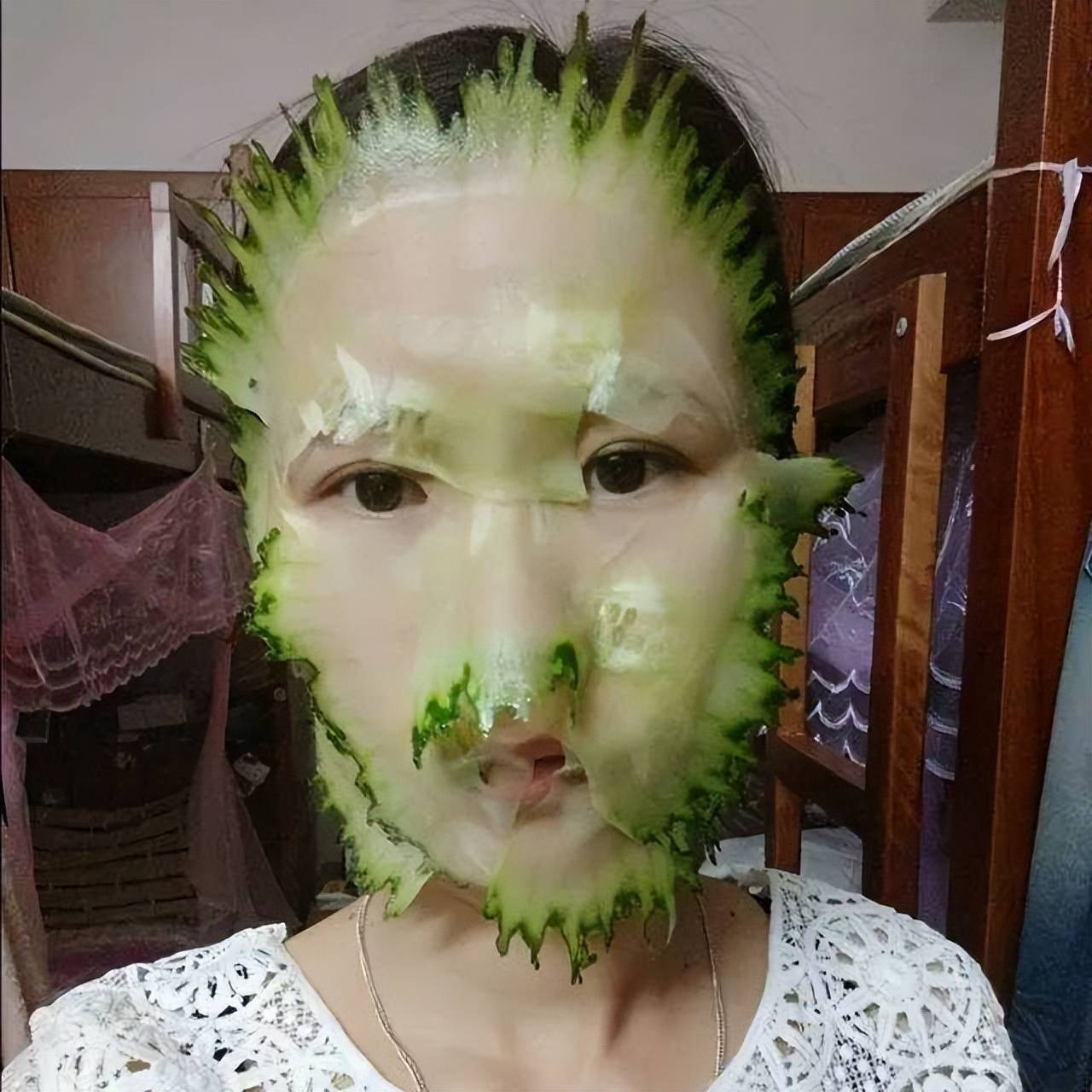 史上蕞奇葩的6款面膜最后一款万万没想到哈哈