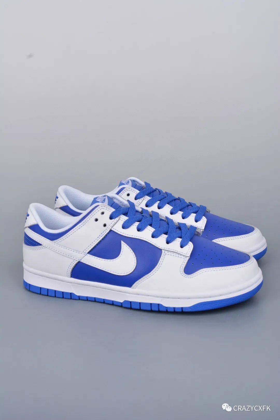 耐克nikedunklowracerblue肯塔基白蓝反转低帮运动鞋