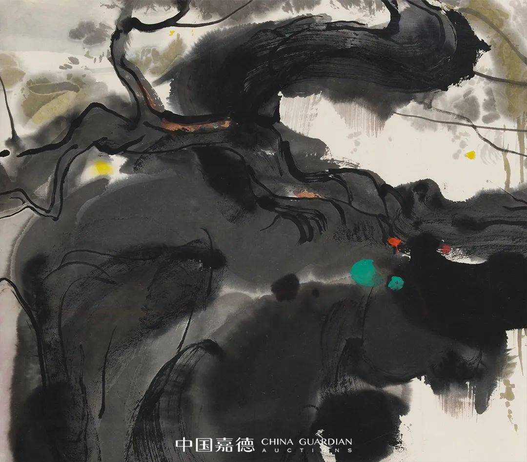 中国嘉德2022春拍吴冠中的彩墨画之路