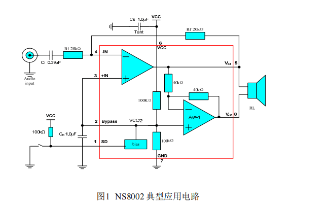 8002a功放应用电路图图片