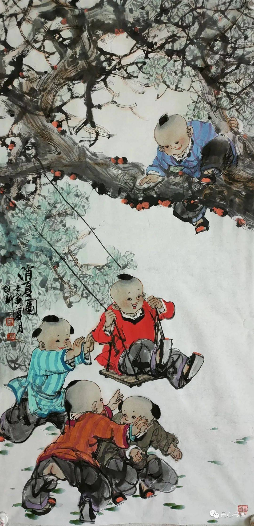 大气恢弘趣味传神人物画家董继新