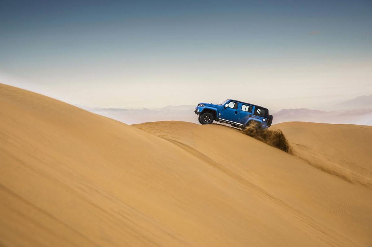 无惧终极试炼场bj40刀锋英雄柴油版玩转沙漠