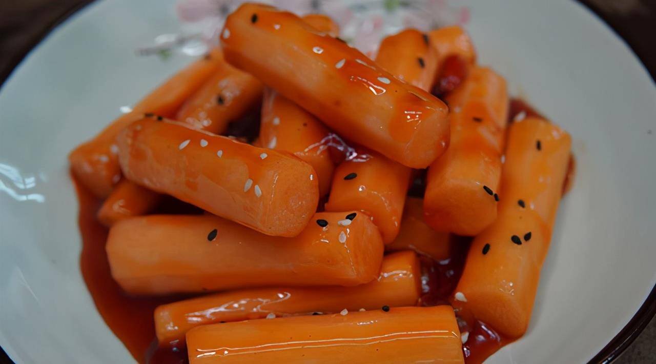 原创教你做道快手甜品菜蜜汁山药条寓意甜甜蜜蜜小孩子很爱吃