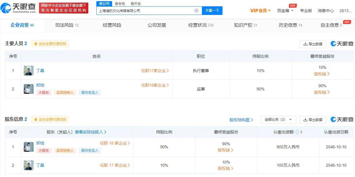 上海猎豹文化传媒有限公司新增一则开庭公告