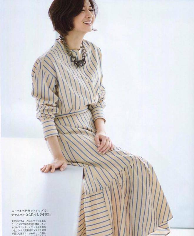 看这三位50 日本博主,优雅知性真高级_穿戴_气质_力气