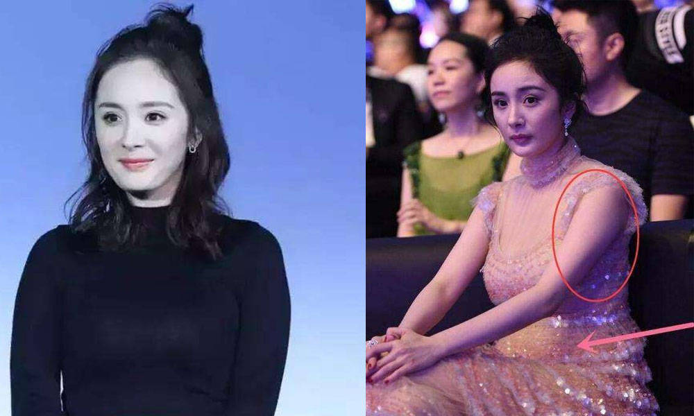 要么是手臂变粗,没有腰线:但是,杨幂在前几年也被大家吐槽变胖过,也就