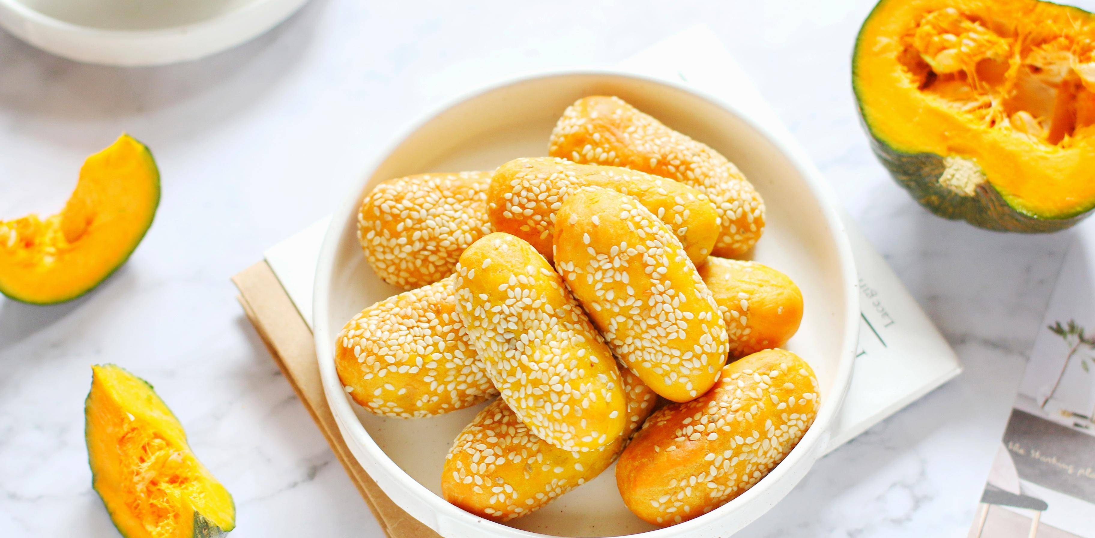 原创少油南瓜饼不蒸也不炸香甜软糯q弹做法简单