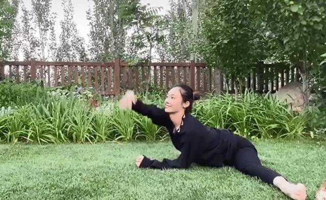 苗苗花园一字马劈叉,谁注意她的腹部?网友炸锅了_事情_郑恺_高难度