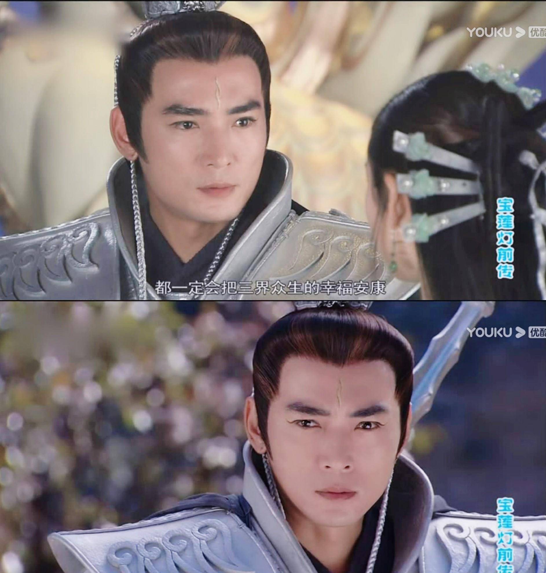 焦恩俊的杨戬满眼都是戏,一个眼神便蕴含了多种情绪,一看就是阅尽风云