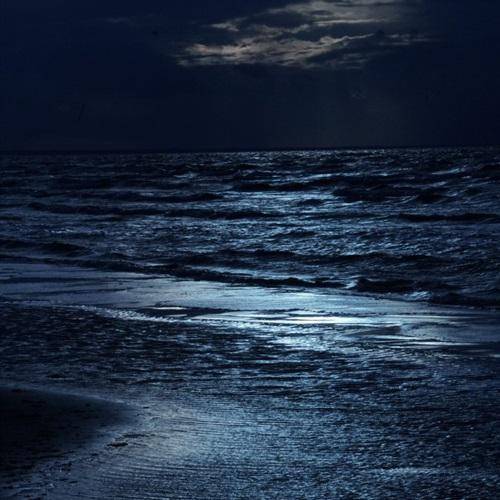 海边夜景 头像图片