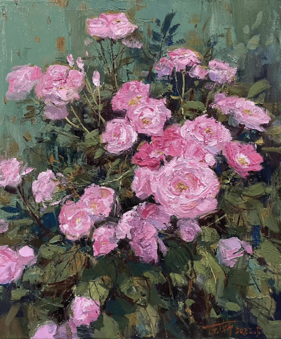 牧野行歌特约著名画家陈渐教授近期油画作品展