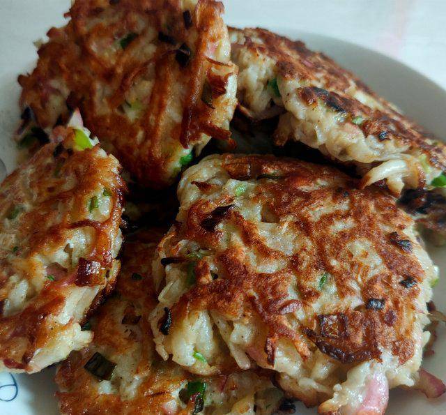 原创旱萝卜素丸子外酥里嫩比肉丸子还香