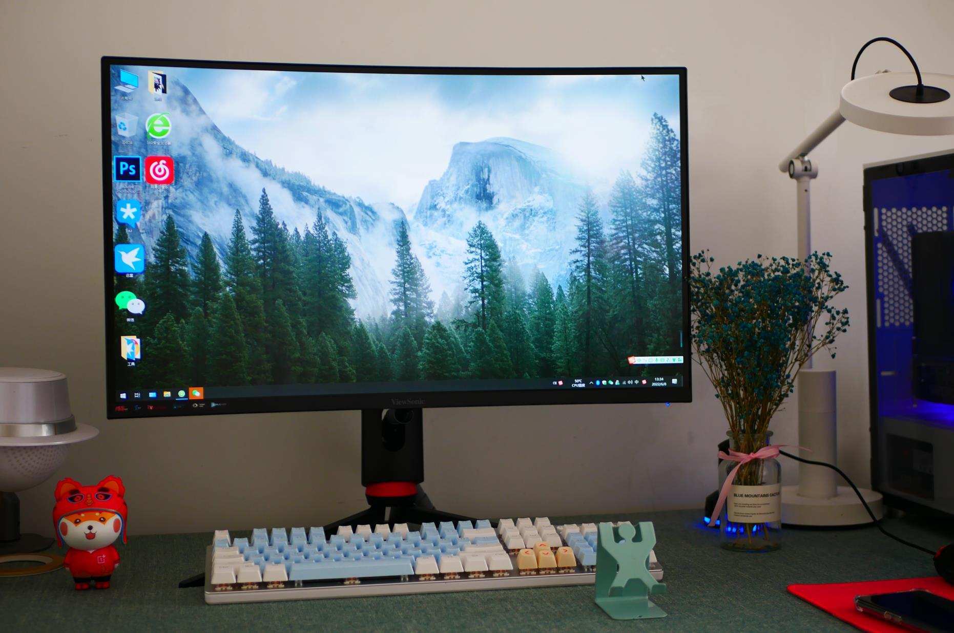 618优派27寸曲面165赫兹高刷电竞屏1k出头对你没看错