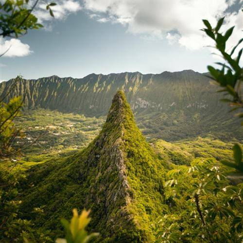 山水风景微信头像山浪峰涛层层叠叠