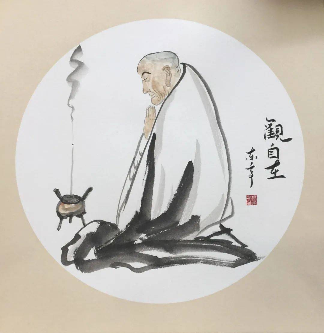 展讯传承禅意杨华栋人物画展亮相青州