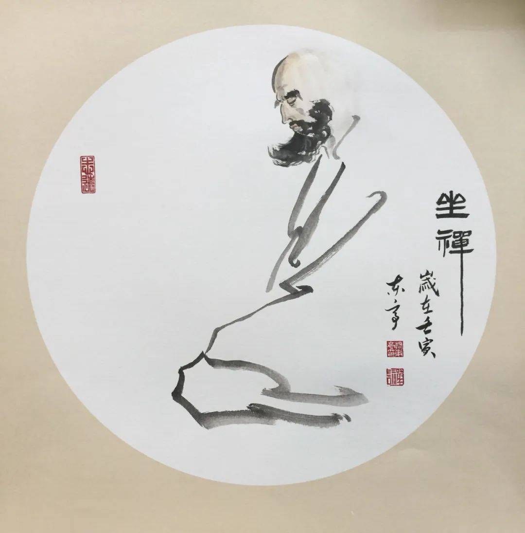 展讯传承禅意杨华栋人物画展亮相青州