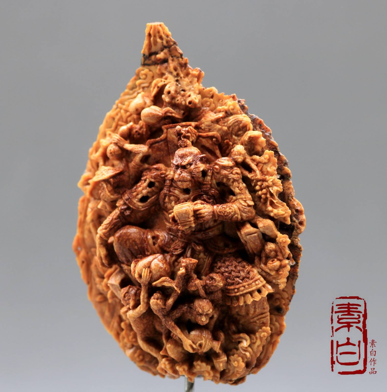 潍坊创建东亚文化之都丨核纳大千潍坊核雕艺术精品展二