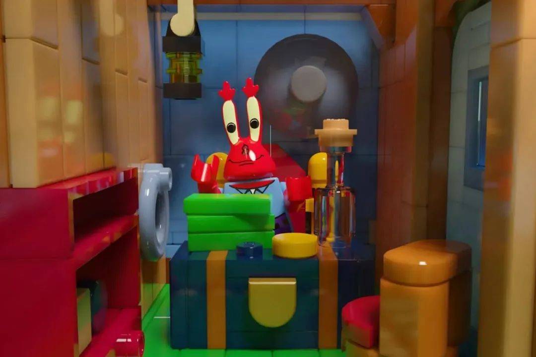 原创乐高ideas作品海绵宝宝蟹堡王餐厅获得10000票支持