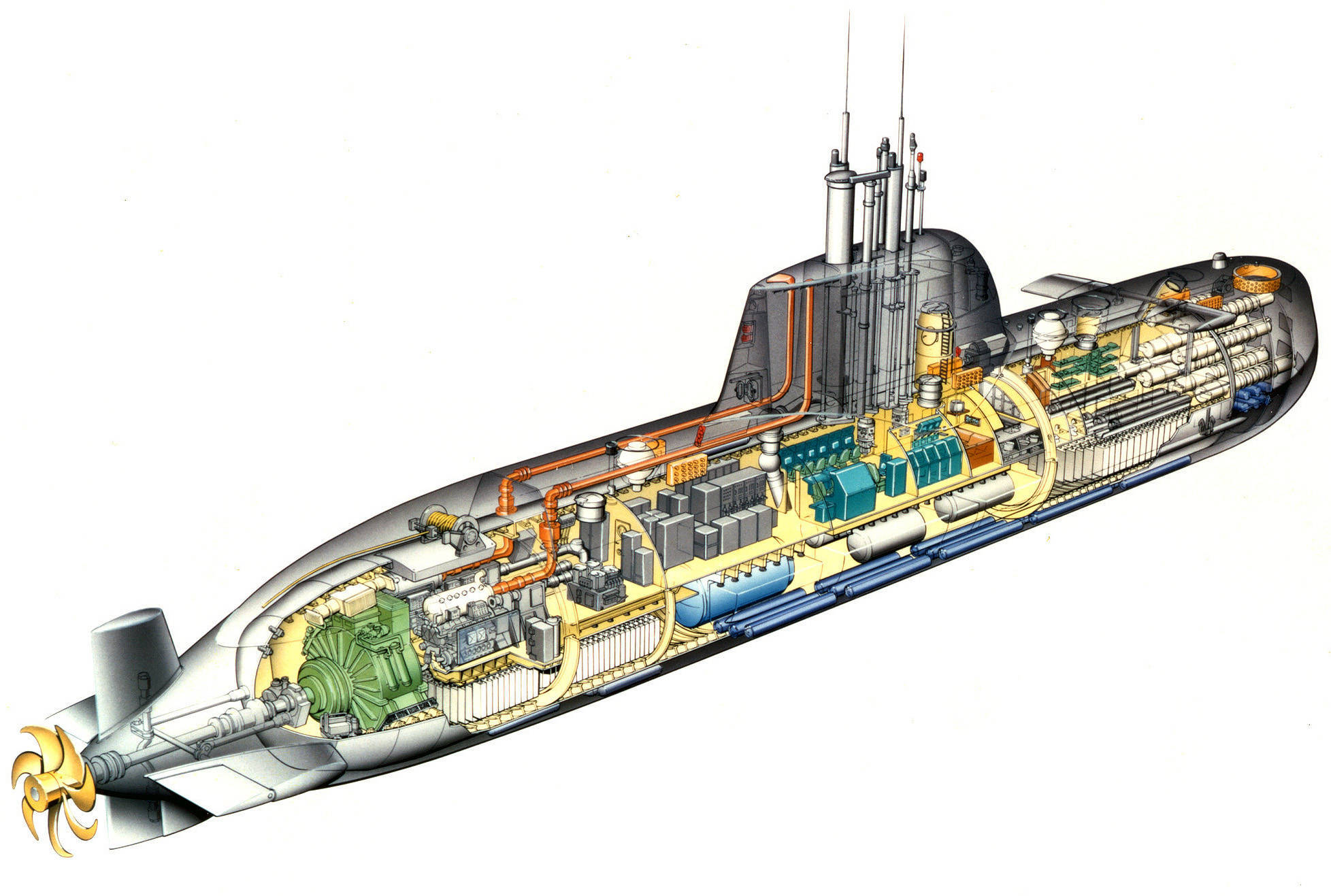 214型潜艇图片