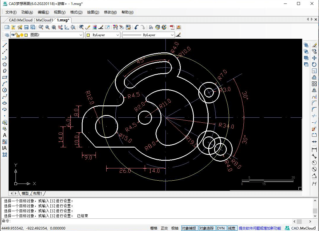 cad画简单好看图片大全图片